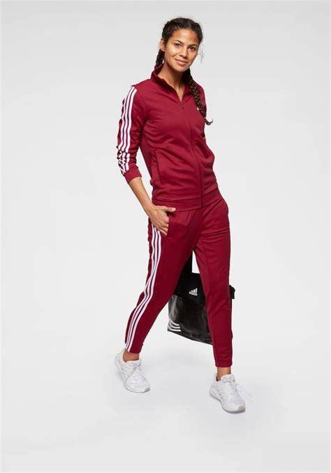 adidas trainingsanzug frauen rot|Rot .